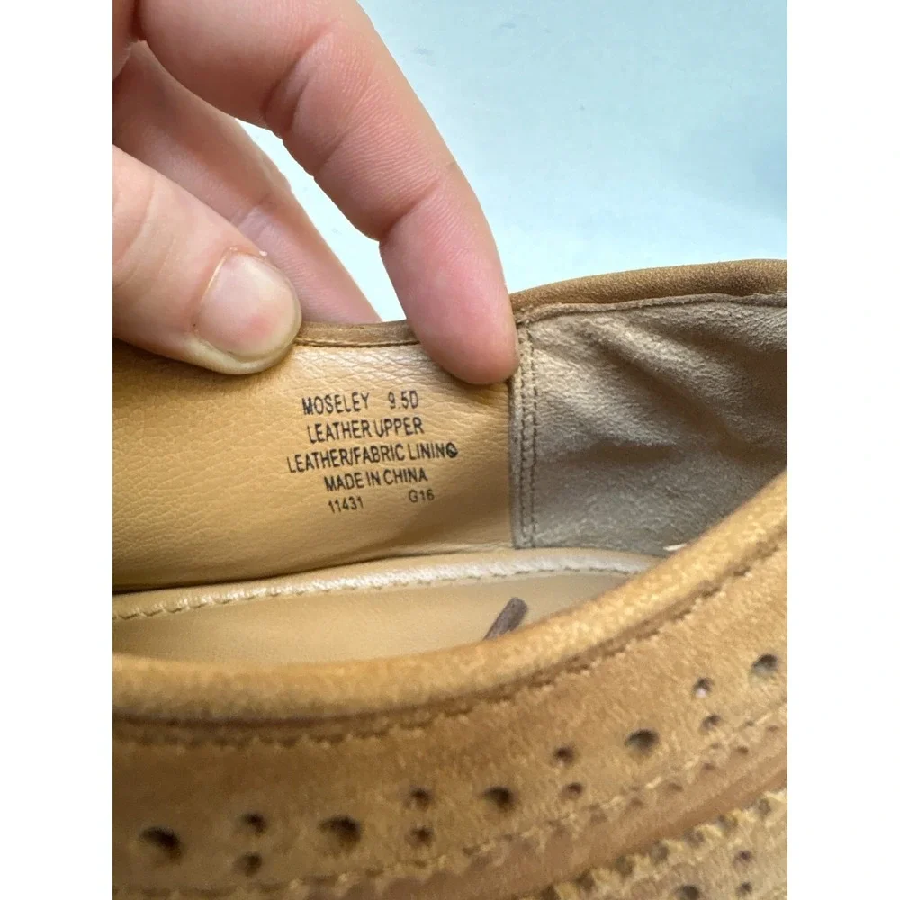 Polo Ralph‎ Lauren dress shoes Men's size 9.5 brown leather